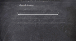 Desktop Screenshot of claireodesign.com